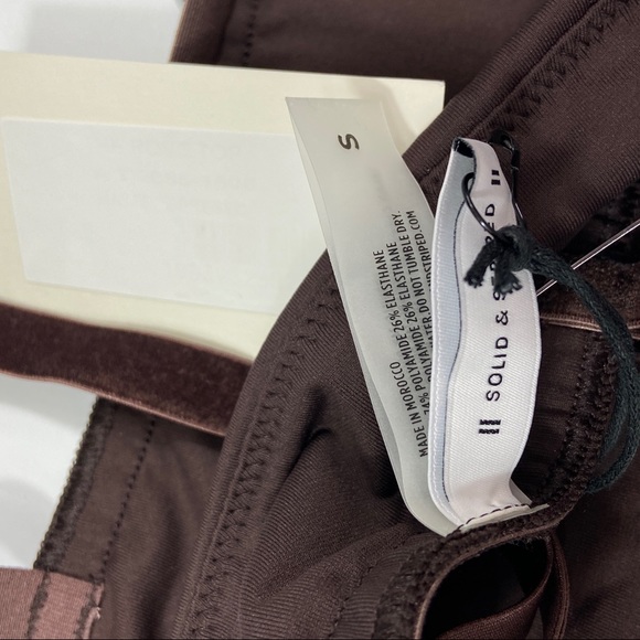 NWT SOLID & STRIPED The Rose Bikini Top S - Picture 4 of 5